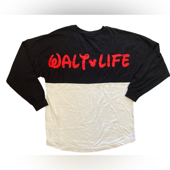 Disney Born Disney Raised Walt Life Colorblock Sweatshirt Large NWT - Picture 1 of 7